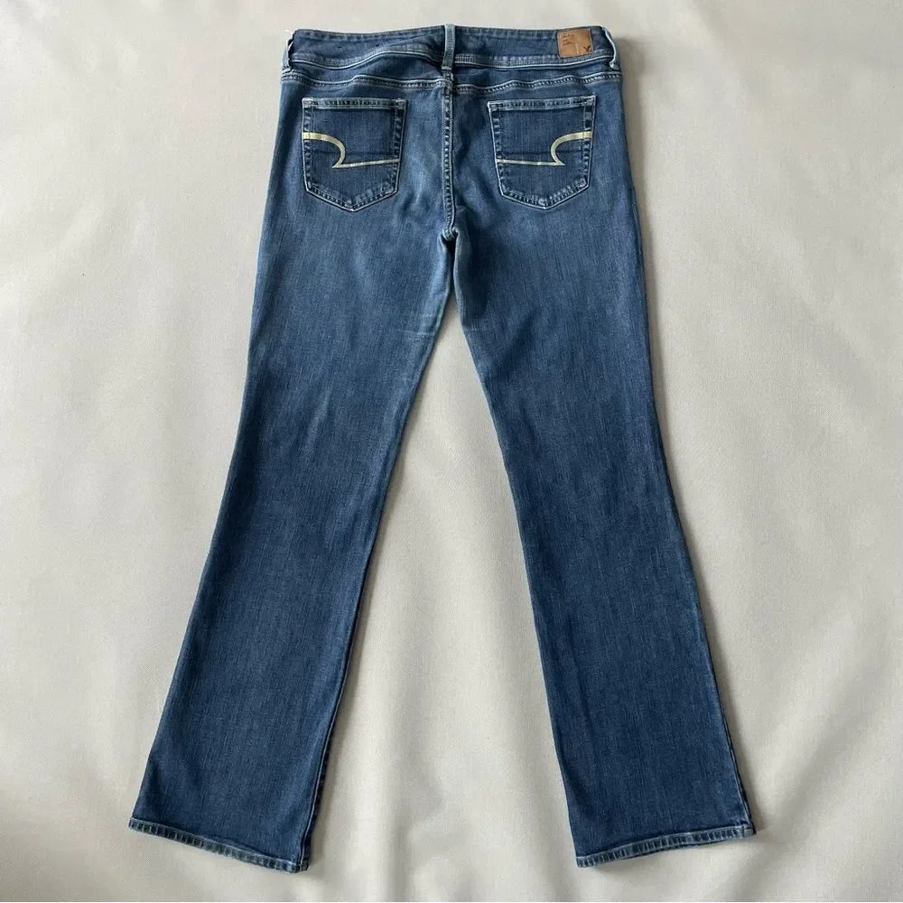 American Eagle Slim Boot Denim Boot Cut Jeans Women’s Size 12 Long